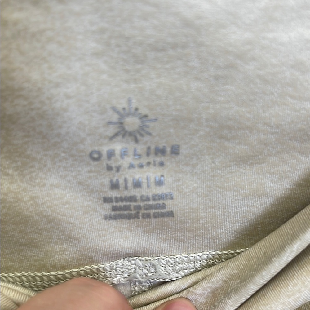 Aerie Cream Leggings - Picture 2 of 5